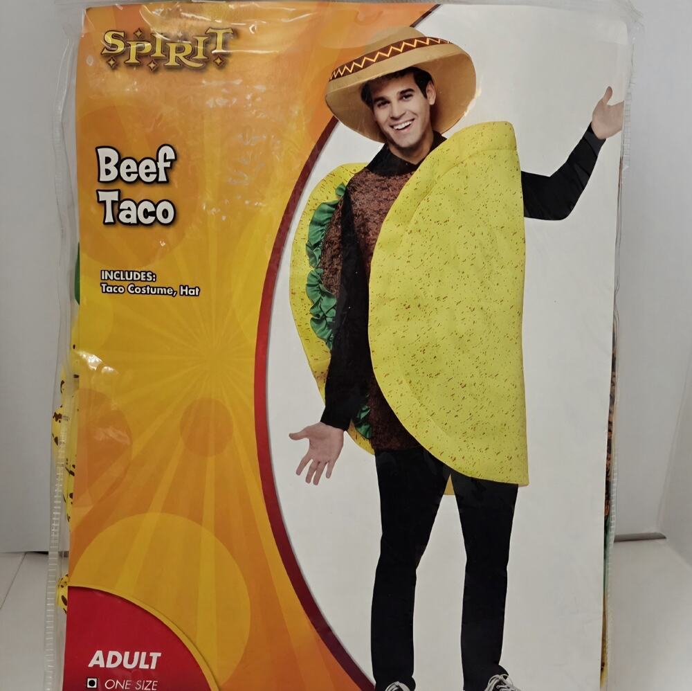 Spirit Adult Beef Taco Costume Funny Halloween One Size Fits Most